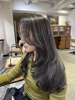 エヌ トーキョー(enu TOKYO) ハイライト ベージュ レイヤーカット