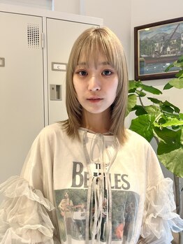 ティオ バイ スニップ(Tio by snip)の写真/【阿波座駅徒歩3分】トレンド感のあるインナーカラーが人気☆魅力を引き出すハイナチュラルなスタイルに♪