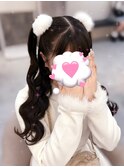 ハーフツイン【クランソア】ヘアメ/ヘアセット/心斎橋ヘアメ