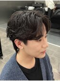 シャドウパーマ/ニュアンスパーマ/メンズ韓国ヘア【高野優真】