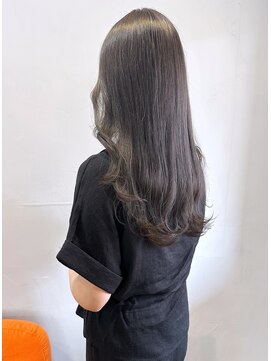 シム(sym) 暗髪ダークアッシュグレーパープル