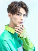 長さ整えパート分けスタイル