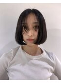 縮毛矯正　ワンカールボブ