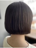 大船ショートヘア大人ショートボブ白髪ぼかしハイライト白髪染め