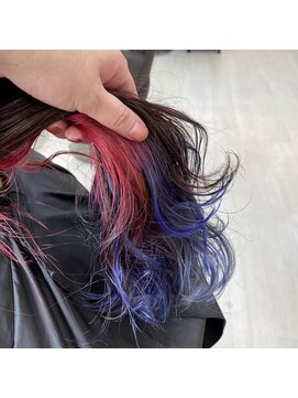 アオ 岡野 横浜(a-o) チェリーレッド×ブルー