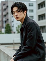 メンズ ショコラ ナンバ(Men's Chocolat NAMBA)&nbsp;#センターパート　＃メンズパーマ