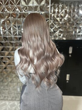 ラブスタシー 博多店(LOVESTASY) ほんのりピンクハイトーンロング