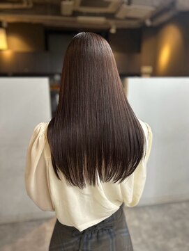 ヌープヘアーアイス(NUUP.hair ici) 【艶髪】ロング×中明度ブラウンの柔らか美髪◎