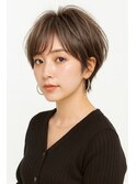 ショートカット・レイヤーカット×白髪ぼかし