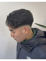 ベイ(BAE) ミドルフェードセンターパート