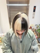 エン 栄店(enne)&nbsp;ミルクティーブラウン/大人ガーリー/ミディアムレイヤーカット