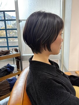 ポタム 東中野(potamu) 前下がりショートボブ