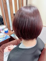 アミリー 成田飯田町店(Amily) ショートボブ 美シルエット 艶感茶髪20代30代40代50代60代