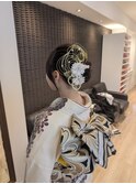 和装ヘアセットアップスタイル