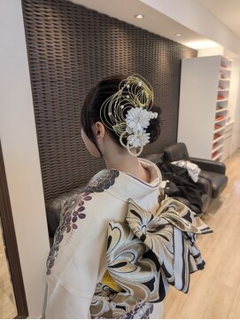 クォーターシーズンズ 茗荷谷(QUARTER SEASONS) 和装ヘアセットアップスタイル