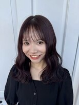 hair design G-Reiz【ジーライツ】【3月1日OPEN(予定)】 透明感たっぷり!ワインレッドカラー!