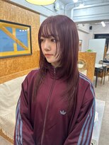 ハニー 町田(HONEY)&nbsp;ハッシュカット/レイヤーカット/顔まわりレイヤー/暖色カラー