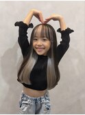 ミルクティーブロンド/インナーカラー