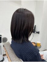 美容室 グリリ(guriri) レイヤーボブ×イヤリングカラー