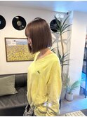 【ulu. yui】チョコレートブラウン ボブヘア