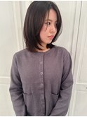 鎖骨ラインのレイヤーカット