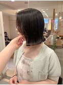 morio &nbsp;骨格矯正カット　札幌　切りっぱなしボブ　ぱつっとボブ