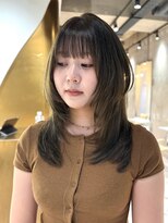 ヨーク(yoke)&nbsp;【yoke×HINA】ハッシュカット/ハッシュウルフ/ミントベージュ