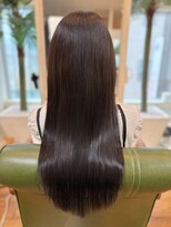 クララ タカマツ(CLALA Takamatsu) 透ける暗髪。シアーブラック×髪質改善トリートメント