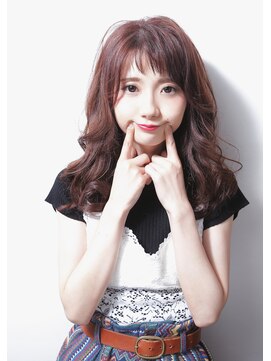 ヘアーメイクジェンテ(hair make gente) シースルー　ショートバング