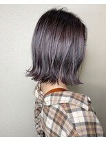 ジーナ バイ アルティナ(Dina by artina)&nbsp;ラベンダーアッシュ×外ハネロブ  【Dina立川】