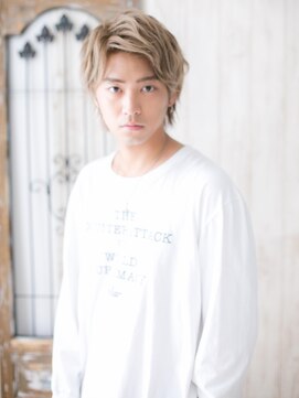 モッズヘア メン 南越谷南口店(mod's hair men) ワイルドアップバングのハイトーン・ネオウルフF