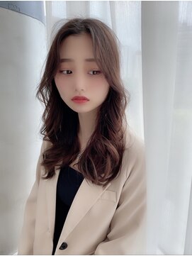 リュドール 栄(Rue D’or) リュドール枦山　韓国風パーマ×透明感カラー