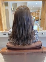 アドラーブル 長岡新保店(adorable)&nbsp;20代30代スタイリング簡単♪毛先パーマ×セミディ