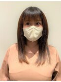 お手入れ楽ちん!!広がり無くして【髪質改善/デザインカラー】