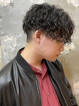 アカ(ACA) ツイストスパイラルパーマメンズパーマメンズマッシュ札幌大通