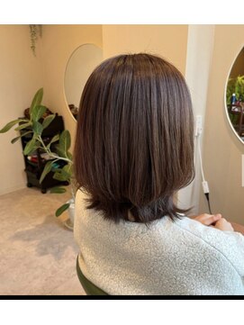 ニコ ウィズ(Nico with) nico with 野洲店　　外ハネ/白髪抑制エイジング艶カラー