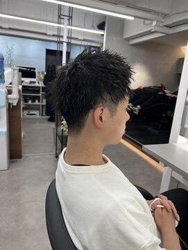 エイト プラット 渋谷2号店(EIGHT plat) メンズショート×ツイストパーマ