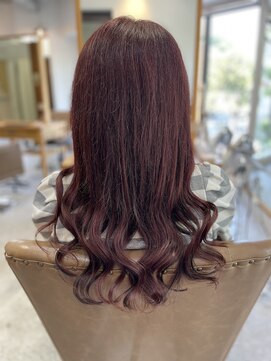 フツーロ 栄(FUTURO) プルエクステ エクステ レッドブラウン