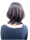 首元スッキリレイヤーボブ
