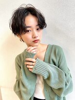 サンド 鹿児島中央(sand)&nbsp;黒髪/グレーベージュ/レイヤーロング/前髪パーマ[鹿児島中央駅]