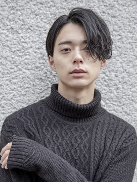 アイヴィ 表参道(IVY) 小久保Style☆ハイライトアッシュブラックマッシュパーマウルフ