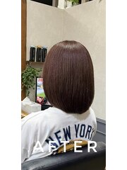 華やかレッドバイオレット大人カラー美髪【カミケン清明店】