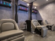 ラグジュアリーとお洒落を兼ね備えたシャンプー台でゆったりとしたサロンタイムを♪