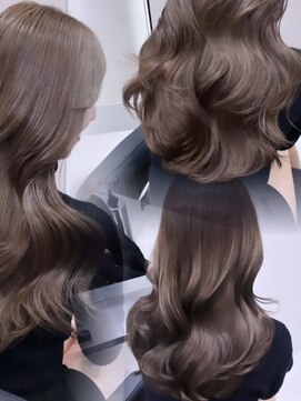 ベレーザシェルト(Beleza scelto) 7459髪質改善トリートメントブリーチなしカラー韓国ワンホンヘア