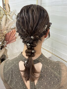 エルバイラビス 大宮(elu by lovis) 《momo》編みおろし/結婚式ヘア/大宮