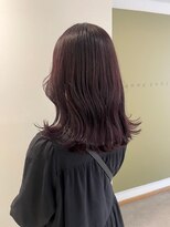 エミィ(emme)&nbsp;ボルドーカラー20代30代髪質改善ハイライトブリーチカット立川