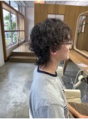 メンズウルフパーマ