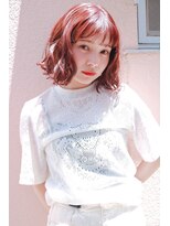 オーイット(ooit)&nbsp;＊チェリーレッド×ウェーブボブ＊