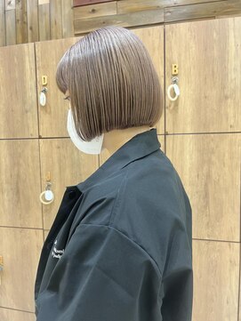 ラック 辻堂(LUCK) 【黒田】ミニボブ/ミルクティーボブ