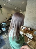透明感カラー＋髪質改善tr
